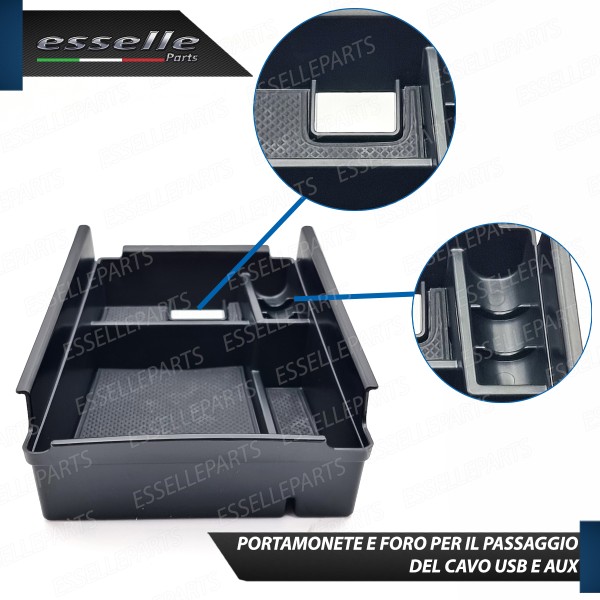 Organizer Per Bracciolo  Alfa Stelvio Vassoio Portaoggetti