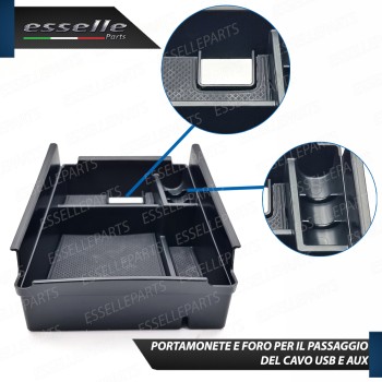 Organizer Per Bracciolo  Alfa Stelvio Vassoio Portaoggetti