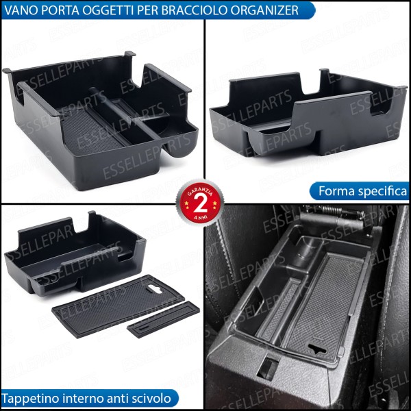 Organizer Per Bracciolo Jeep Compass 2 Restyling Portaoggetti