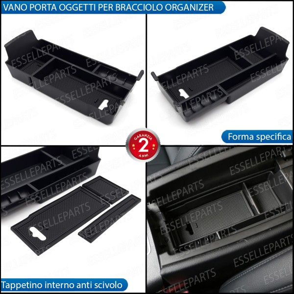 Organizer Per Bracciolo Mercedes CLA W118 Vassoio Portaoggetti