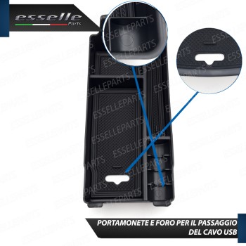 Organizer Per Bracciolo Mercedes CLA W118 Vassoio Portaoggetti