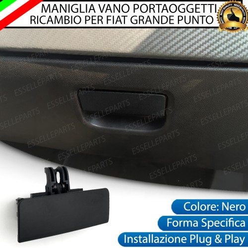 Maniglia vano portaoggetti per Abarth Grande Punto Ricambio Nero