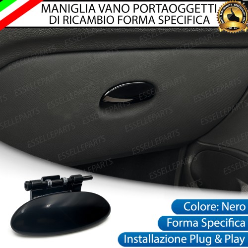 Maniglia vano portaoggetti per Peugeot 206 Ricambio Nero