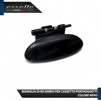 Maniglia vano portaoggetti per Peugeot 206 Restyling Ricambio Nero
