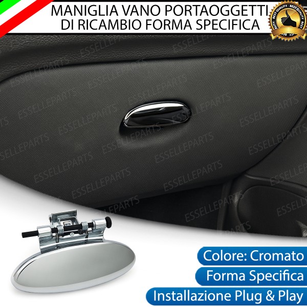 Maniglia vano portaoggetti per Peugeot 206 Ricambio Cromato