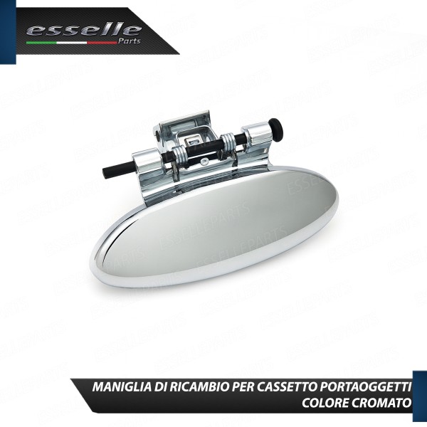 Maniglia vano portaoggetti per Peugeot 206 Restyling Ricambio Cromato