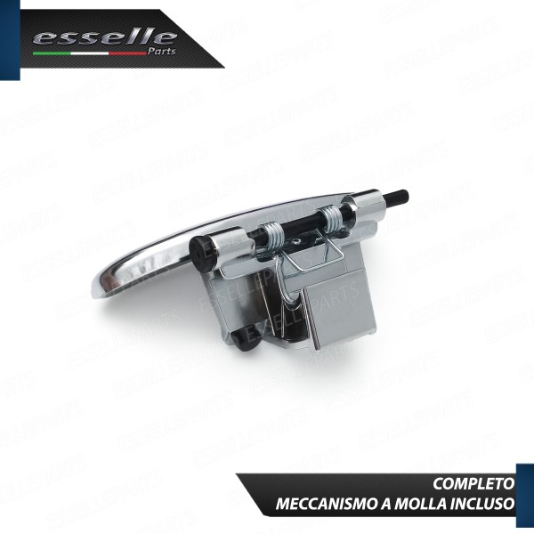Maniglia vano portaoggetti per Peugeot 206 Restyling Ricambio Cromato