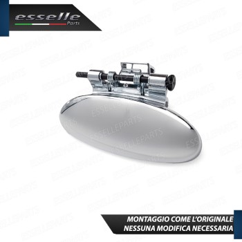 Maniglia vano portaoggetti per Peugeot 206 Plus Ricambio Cromato Maniglia vano portaoggetti per Peugeot 206 Plus Ricambio Cromato