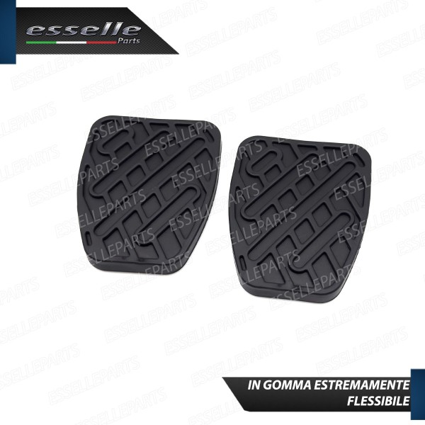 Set Copripedali Pedaliera in Gomma Specifici per Nissan Note MK2