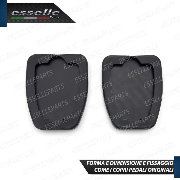 Set Copripedali Pedaliera in Gomma Specifici per Nissan Note MK2