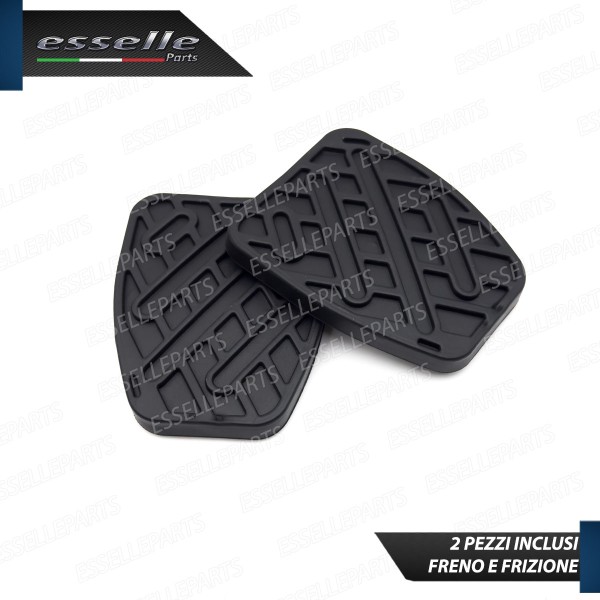 Set Copripedali Pedaliera in Gomma Specifici per Nissan Pulsar