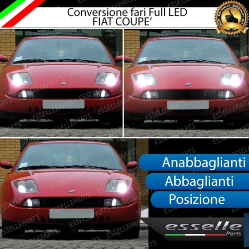 Conversione Fari Full LED 6000k canbus FIAT COUPE No Error