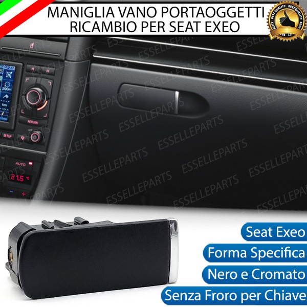 Maniglia vano portaoggetti Seat Exeo Nero Cromato Senza Foro