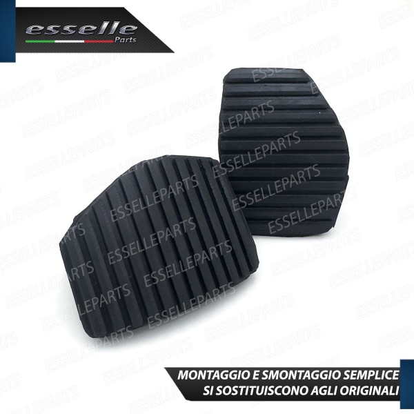 Set Copripedali Pedaliera in Gomma Specifici per Citroen C5 MK1 Restyling