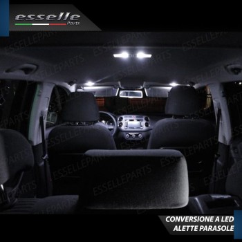 Kit Led interni + Placchette targa 6000K Canbus VW Tiguan 5N Restyling DAL 2009