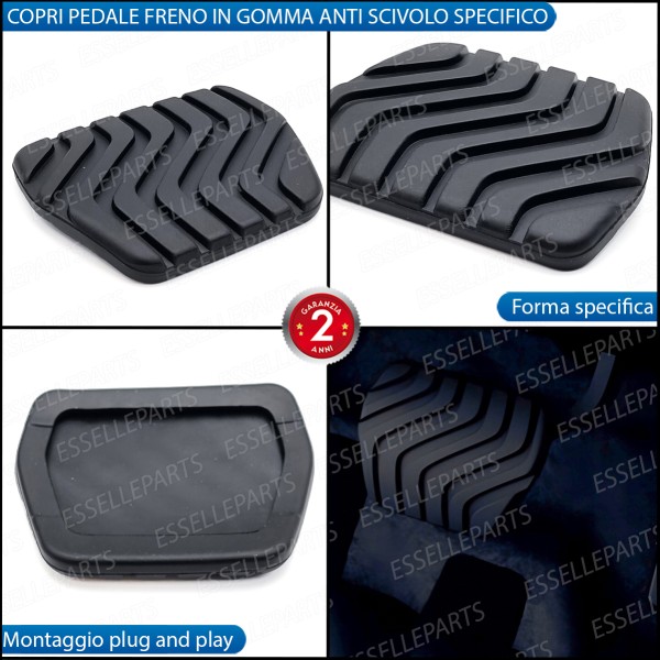 Copripedale freno gomma Nissan Note Mk2 automatico