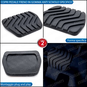 Copripedale freno gomma Nissan Note Mk2 automatico Copripedale freno gomma Nissan Note Mk2 automatico