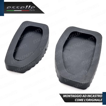 Set Copripedali Pedaliera in Gomma Specifici Peugeot Partner