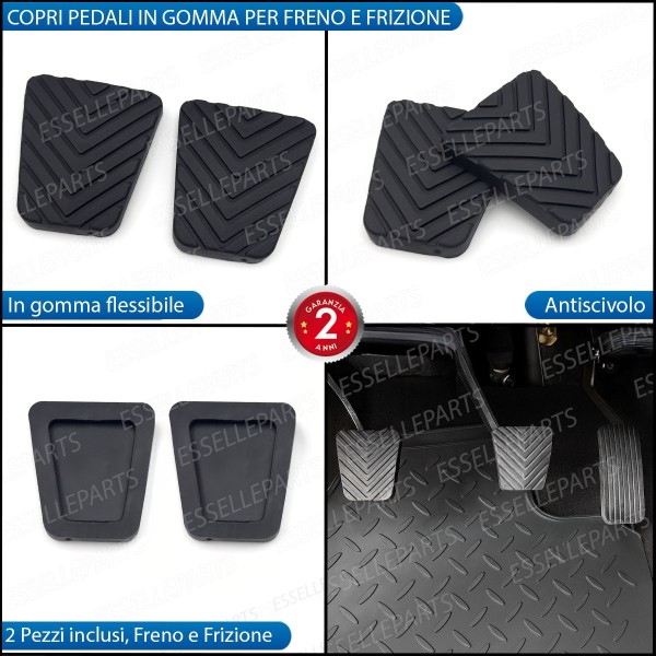Copripedali Pedali in Gomma Specifici per Hyundai I30 MK1 Restyling