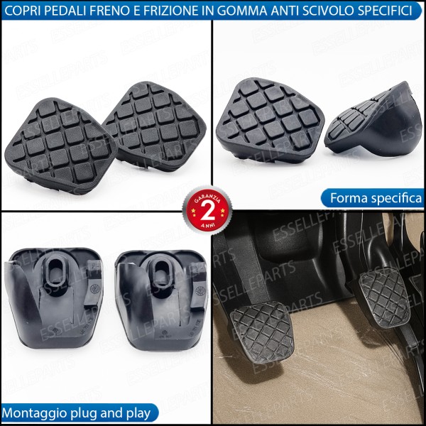 Copripedali Gomma Frizione Freno Skoda Roomster