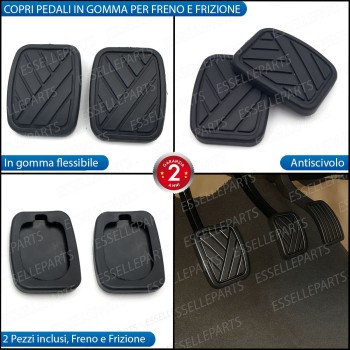 Copripedali Pedali in Gomma Specifici per Suzuki Swift MK6 Copripedali Pedali in Gomma Specifici per Suzuki Swift MK6