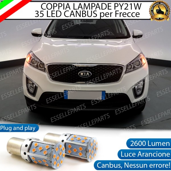 Coppia Frecce Anteriori PY21W 35 LED Canbus Kia Sorento 3
