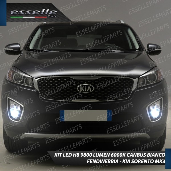 Kit Full Led 6000k canbus KIA SORENTO III H8 Fendinebbia No Error