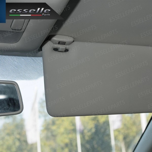 Clip Aletta Parasole Grigio Ricambio per Seat Leon 2 1P