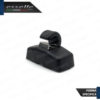 Clip Aletta Parasole Nero Ricambio per Seat Leon 1 1M Clip Aletta Parasole Nero Ricambio per Seat Leon 1 1M