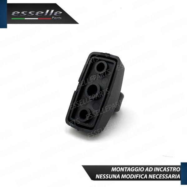 Clip Aletta Parasole Nero Ricambio per Seat Leon 1 1M