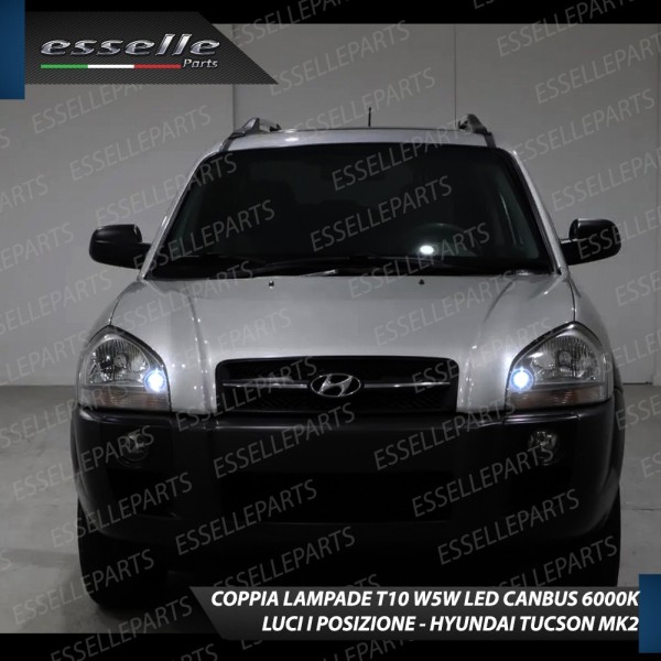 Lampade T10 W5W Canbus 10 LED no error luci posizione Hyundai Tucson