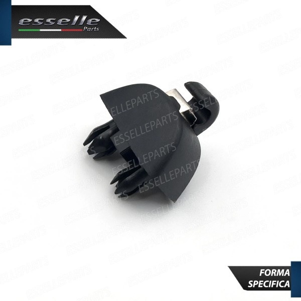 Clip fermo parasole Audi A6 C6 dal 2009 nero