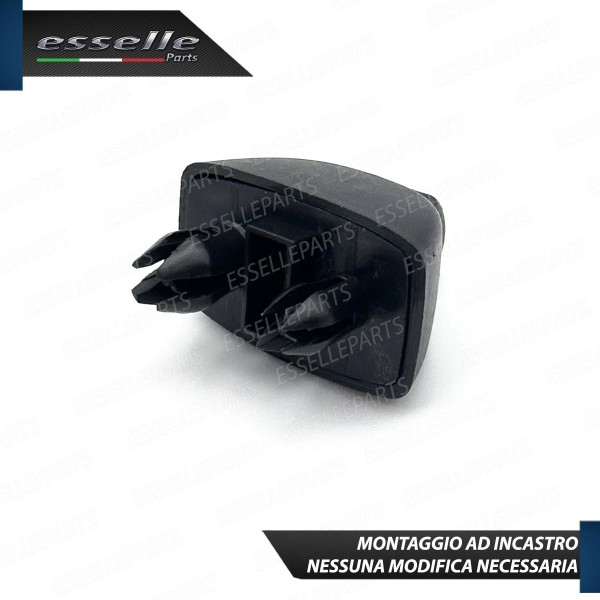 Clip fermo parasole Audi A6 C6 dal 2009 nero