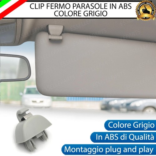 Clip aletta parasole Grigia Skoda Octavia 3 5E Restyling