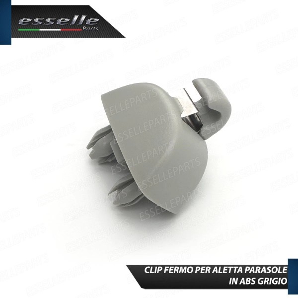 Clip fermo parasole Audi A6 C6 dal 2009 Grigio