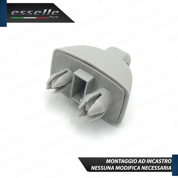 Clip fermo parasole Audi A6 C6 dal 2009 Grigio