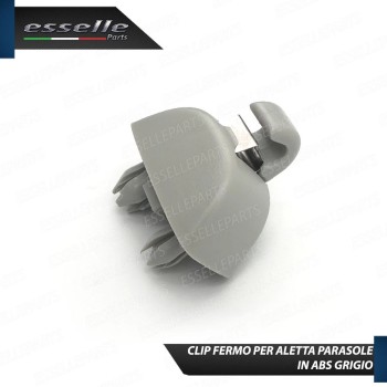 Clip fermo parasole VW Up fino 2016 Grigio ABS