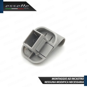 Clip Aletta Parasole Grigio Ricambio per Mazda 2 MK2