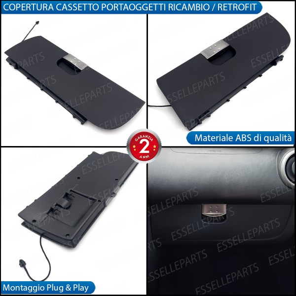 Coperchio Cassetto Portaoggetti di ricambio per Citoren C1 MK1 in ABS