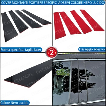 Cover Montanti Nero Lucido Volkswagen Golf 7 5 Porte Cover Montanti Nero Lucido Volkswagen Golf 7 5 Porte