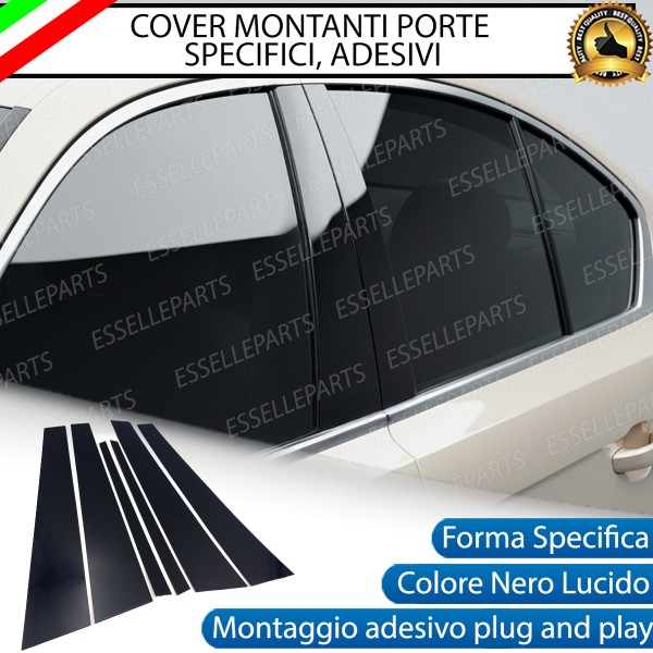 Cover Montanti Portiere Porta Nero Lucido Per Bmw Serie 1 F20 Restyling 5 Porte