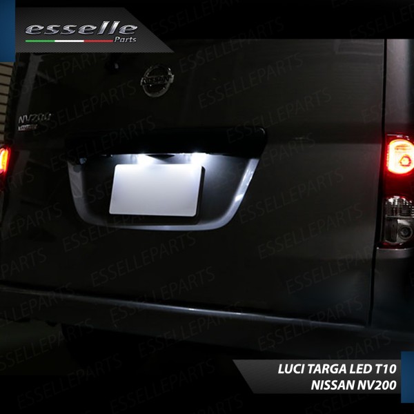 Luci Targa 9 LED per Nissan NV200 Canbus 6000K Bianco
