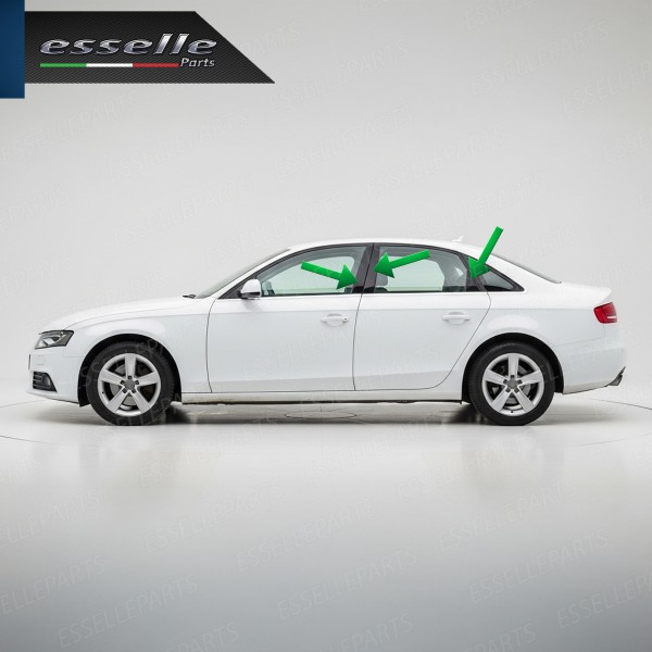 Cover Montanti Nero Lucido Audi A4 B8 Pre Restyling