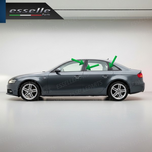 Cover Montanti Nero Lucido Audi A4 B8 Restyling Berlina