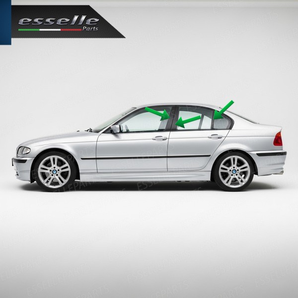 Cover Montanti Nero Lucido Bmw Serie 3 E46 Berlina