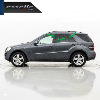 Cover Montanti Nero Lucido Mercedes ML W164 Adesive