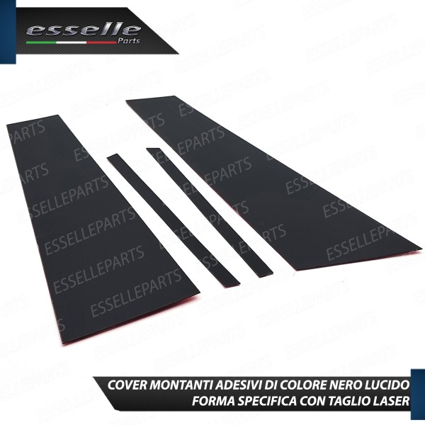 Cover Montanti Nero Lucido Skoda Fabia 3 Restyling 5p