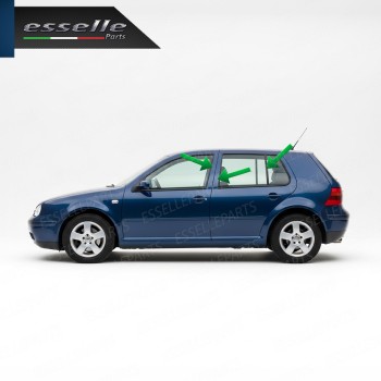 Cover Montanti Nero Lucido Volkswagen Golf 4 2 Volumi Cover Montanti Nero Lucido Volkswagen Golf 4 2 Volumi