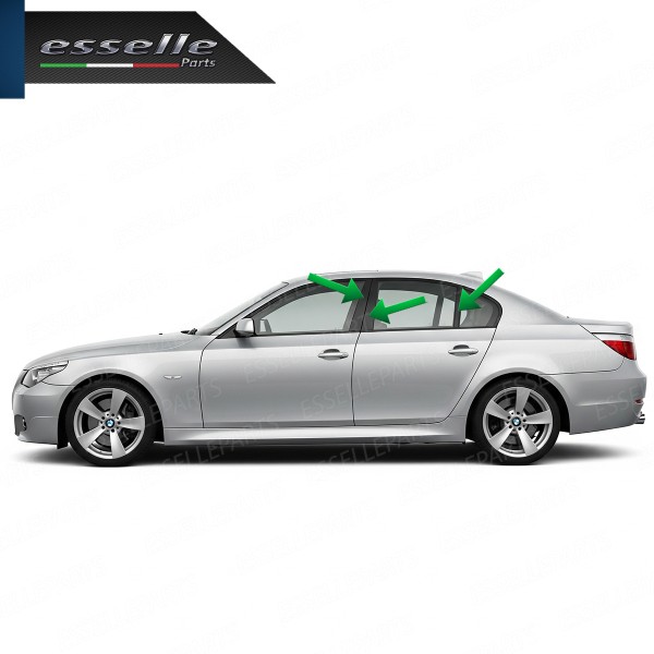 Cover Montanti Nero Lucido Bmw Serie 5 E60 Fino Al 2007