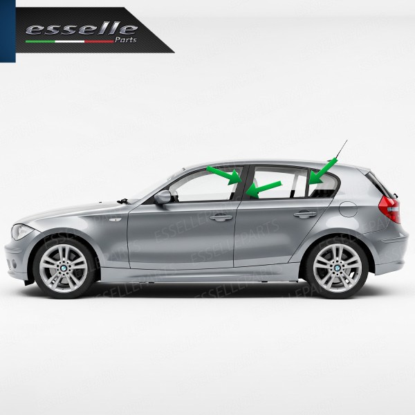 Cover Montanti Nero Lucido Bmw Serie 1 E87 Dal 2007